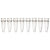 0.2mL 8-Strip Tubes, No Caps, Natural-PCR-02S