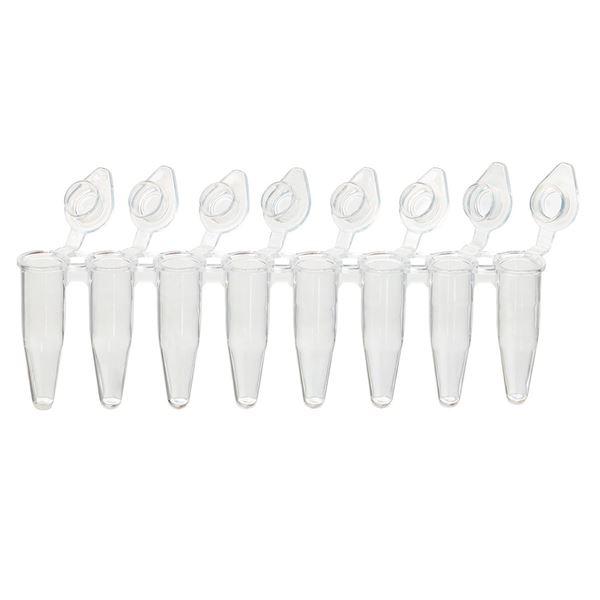 DiamondLink 0.2mL 8-Strip Tubes, Clear-PCR-DL-02F