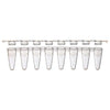 0.1mL 8-Strip Tubes, Low Profile, White-PCR-STR-01FW