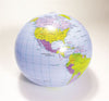 Heavy-Duty Bench-Ready Globe, Geopolitical, Inflatable | United Scientific G... | GLOBE24