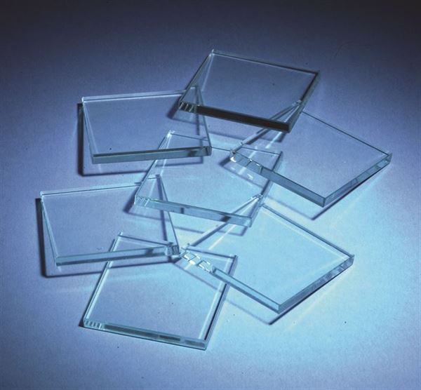 3" X 2" X 1/4", Glass Streak Plates Pk10 - GLP3X2-P
