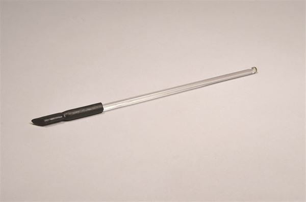 Research-Grade Bench-Ready Glass Stirring Rods w/ Rubber Policeman, 12 Long, ... | GRPL12