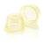 Snap Cap, Translucent Yellow, PE, for, 13mm Glass & Evacu. Tubes, 12mm Plastic, 1000/Bag - 113143Y