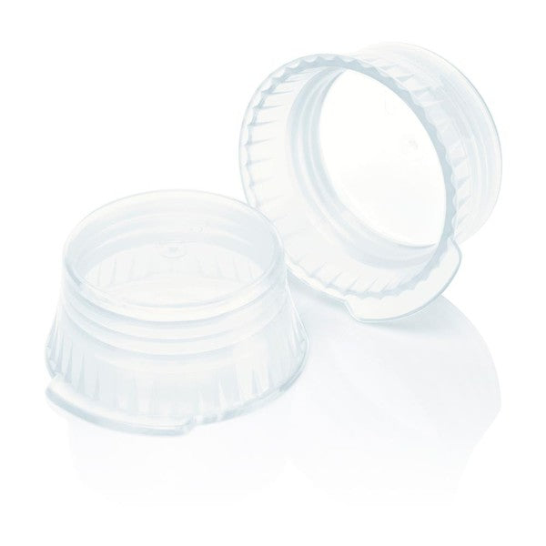 Snap Cap, Translucent Clear, PE, for, 16mm Glass and Evacuated tubes, 1000/Bag - 113144C