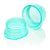 Snap Cap, Translucent Green, PE, for, 16mm Glass and Evacuated tubes, 1000/Bag - 113144G