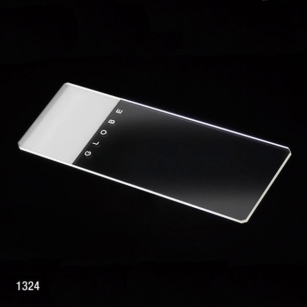 Microscope slide, dual frosted, ground edge, safety cornr,72/bx, 144/Box - 1328-144