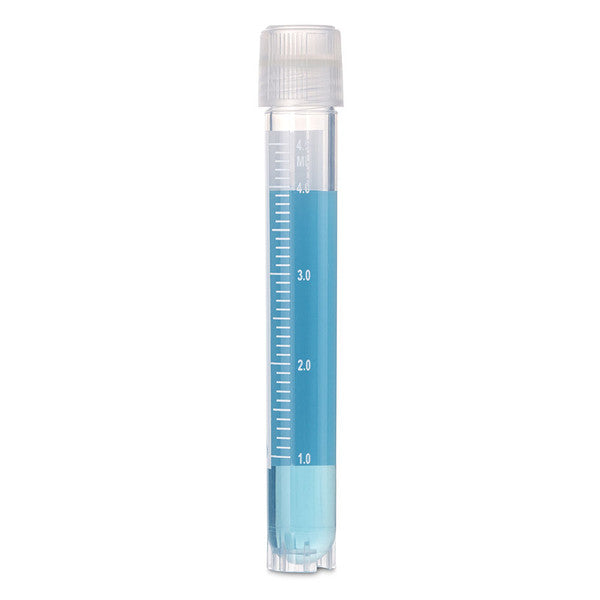 Cryogenic Vials, 5.0ml, Strl,Ext Threads, A-SC w O-ring seal, RB, SS, PG, WS, 500/Cs - 3032-5