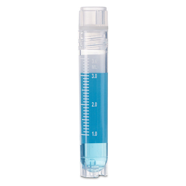 Cryogenic Vials, 4.0ml, Strl, Int Threads, A-SC w O-ring seal, RB, SS, PG, WS, 500/Cs - 3034-4