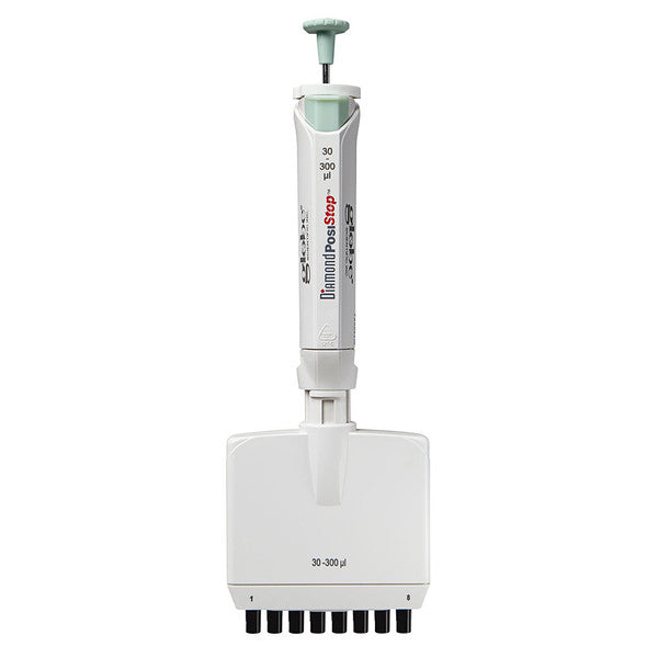Pipette, Diamond PosiStop, Fully, Autoclavable, 8 channel, 30-300ul,Yellow - 3364-300