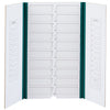 Slide folder, cardboard, for 20 slides, green - 513025G