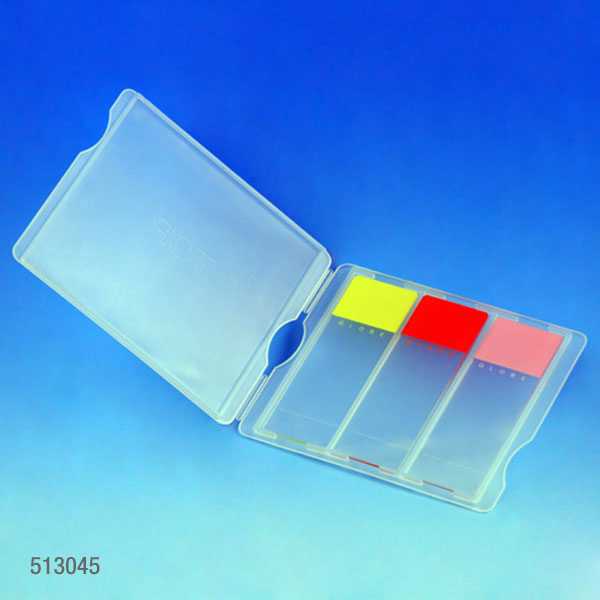 Slide mailer, PP, natural, for 3 slides, 100/Box - 513046