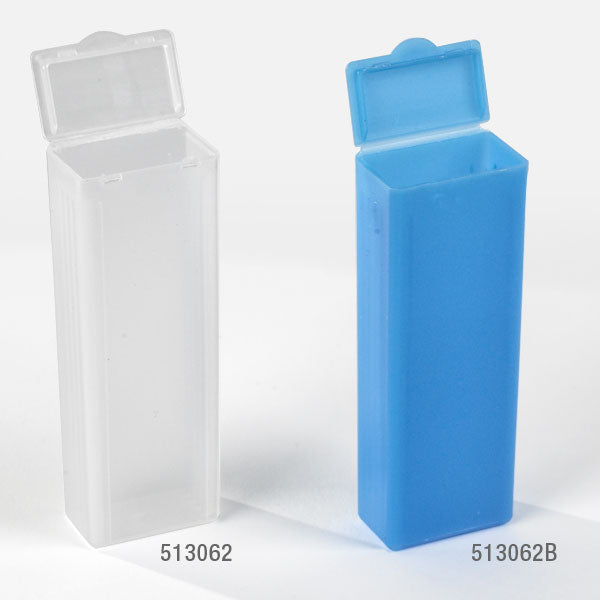 Slide mailer, flip top, PP, blue, for 5 slides, 1000/Cs - 513062B