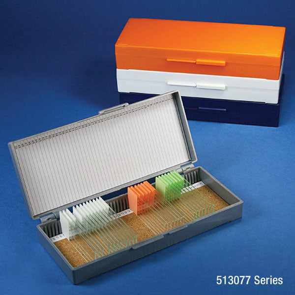 Slide Box for 50 Slides, Cork Lined, Yel, low - 513077Y