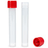 16x101mm tube, separate red screwcap, sterile, ss,200 tube/bag,case liner, 1000/Cs - 6102S-R