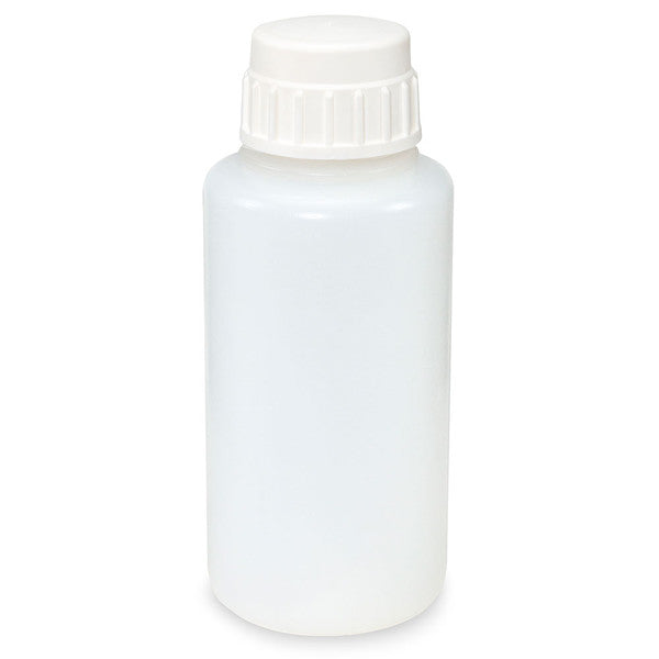 Vacuum Bottle, Heavy Duty, PP, 1 Liter, White PP 53mm Screw Cap, 100/Cs - 7081000