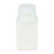 Bottle, Wide Mouth, Square, PP, Attached PP Screw Cap, 175mL, 100/Cs - 7160175