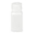 Bottle, Wide Mouth, Square, HDPE, Attached PP Screw Cap, 60mL, 100/Cs - 7180060
