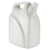 Jerrican, Rect w Handle, HDPE, 20 Liter, White PP Screwcap, Molded Graduations, 100/Cs - 7190020