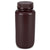 Bottle,Amber Wide Mouth,Round,HDPE,500mL, Bulk Packed, Bottles and Caps Separate, 12/CS - 7510500AMBKS
