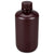 Bottle,Amber Narrow Mouth,Rnd,HDPE,250mL, Bulk Packed, Bottles and Caps Separate, 250/CS - 7560250AMBKS