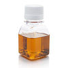 Bottle, Square Media, PETG, 125mL, STR, 24/Shrink Wrapped Tray - 7610125