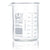 Beaker, Globe Glass, 400mL, ASTM E960, Low Form Griffin Style, Dual Graduations, 12/Box - 8010400