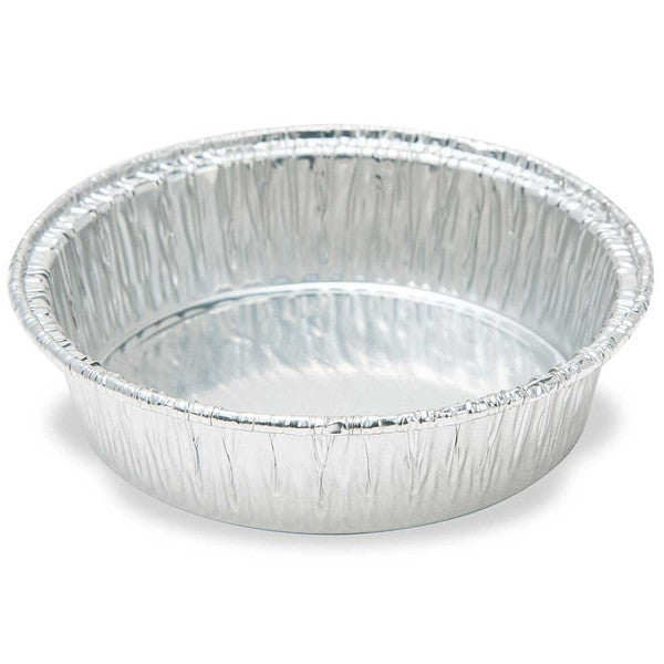 Aluminum Weigh Dish, 70mm OD, 75ml, Crimped Side and Curled Lip, 100/Box - 8313