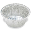 Aluminum Weigh Dish, 70mm OD, 70ml, Crimped Side and Curled Lip, 100/Box - 8314