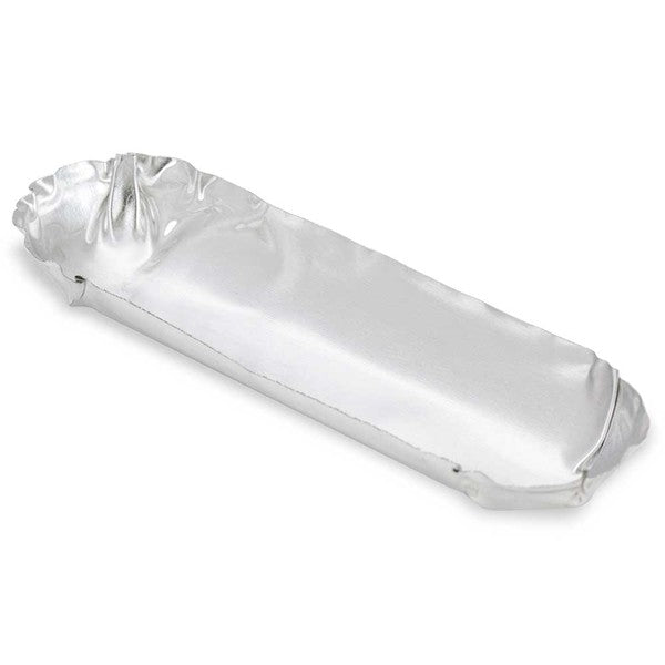 Aluminum Weigh Dish, U Round, 65 L x 18W x 9mmH, 10ml, 100/Box - 8329