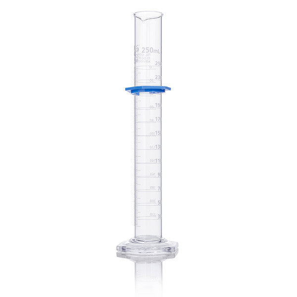 Cylinder, Graduated, Globe Glass, 250mL, Class B, TD, Dual Grads, ASTM E1272, 2/Box - 8330250