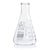 Flask, Erlenmeyer, Globe Glass, 500mL, Narrow Mouth, Dual Grads, ASTM E1404, 6/Box - 8400500