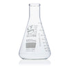 Flask, Erlenmeyer, Globe Glass, 1000mL, Narrow Mouth, Dual Grads, ASTM E1404, 6/Box - 8401000