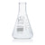 Flask, Erlenmeyer, Globe Glass, 1000mL, Narrow Mouth, Dual Grads, ASTM E1404, 6/Box - 8401000