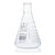 Flask, Erlenmeyer, Globe Glass, 2000mL, Narrow Mouth, Dual Grads, ASTM E1404, 4/Box - 8402000