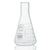 Flask, Erlenmeyer, Globe Glass, 250mL, Heavy Duty, Narrow Mouth, Dual Grad, 6/Box - 8430250