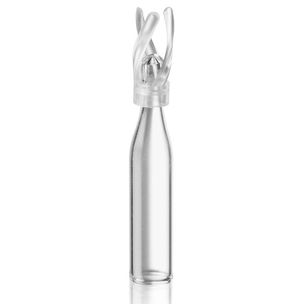 250uL Insert for 2mL Large Opening Vial, Clear Glass, PP Bottom Spring, 6x29mm, 100/Box - 9060001