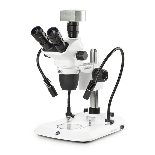Trinocular stereo zoom microscope Nexius, Zoom Evo, 1:8.4 zoom ratio, with camera - ENZ-1703-S-DC18