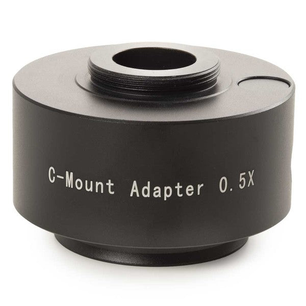 Photo port adap. w/0.5x lens for Oxion, microscopes & 1/2 inch camera w/ C-mount - EOX-9850