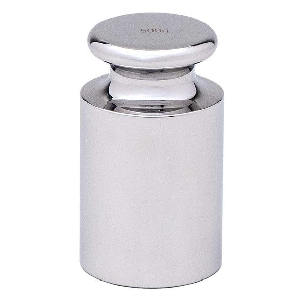 Calibration Weight , 500g, OIML Class F1, includes ISO 17025:2017 Cert. of Calib. - GB-F1-500G-C
