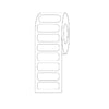 Label Rolls, Cryo, 21x7mm, for 0.5mL Tubes, White, 1500/Roll - LCR-21X7W