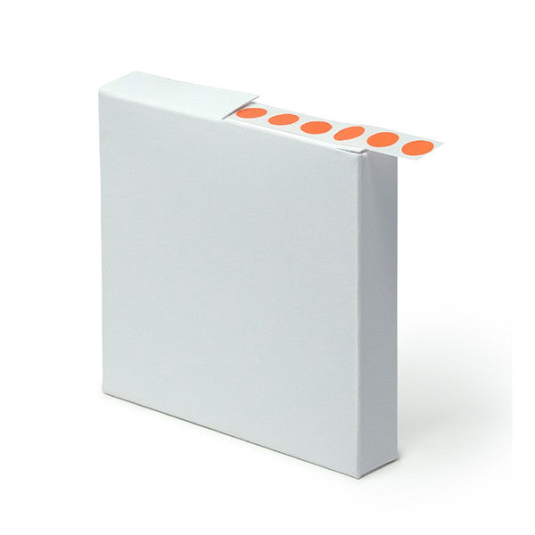 Label Rolls, Cryo, 9.5mm Dots, for 0.5-1.5mL Tubes, Orange, 1000/Roll - LCR-95N