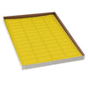 Label Sheets, Cryo,43x19mm,for Cryovials, 20 Sheets, 52 Labels per Sheet, Yellow, 1040/Box - LCS-43X19Y