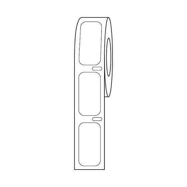 Label Roll, Cryo, Direct Thermal,27x13mm, for Cryogenic Vials, White, 1000/Roll - LTC-27X13W