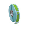 Label/Dot Combo Roll,Cryo,Direct Thermal, 38x13mm & 9.5mmDot,for 2.0mL Tubes,Green, 500/Box - LTC-38X13-95G