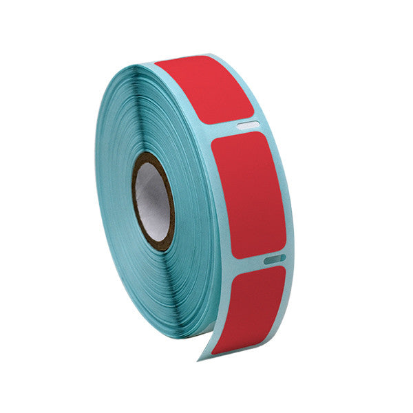 Label Roll, Cryo, Direct Thermal,38x19mm, for Large Vials and Tubes, Red, 750/Roll - LTC-38X19R