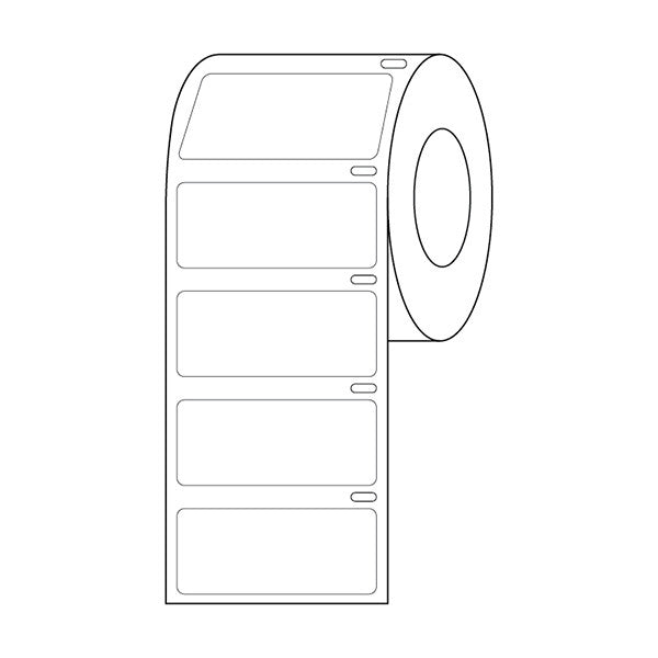 Label Roll, Cryo, Direct Thermal,43x19mm, for Large Tubes, White, 500/Roll - LTC-43X19W