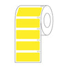Label Roll, Cryo, Direct Thermal,51x19mm, for Large Tubes, Racks and Boxes, Yellow, 500/Roll - LTC-51X19Y