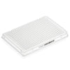 Diamond Shell 384-well PCR plate,A24/P24, Clear PC frame and PP wells, barcoded, 100/Cs - PCR-DS-384-CBC-2N