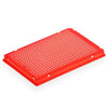Diamond Shell 384-well PCR plate, A24, Red PC frame and Clear PP wells, 100/Cs - PCR-DS-384-R
