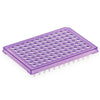 Diamond Shell 0.2mL 96 well PCR Plate, Violet PC frame and PP wells, 100/Cs - PCR-DS-HS-02-V